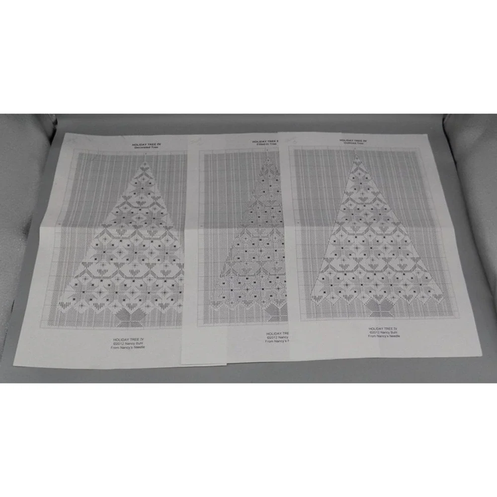 Vintage Nancy's Needles Holiday Tree IV Large Monthly Quilt Series Pattern Kit